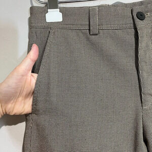 Zara plaid trousers pants office work career classic business casual academia 29